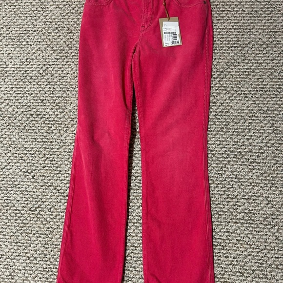 Mos Mosh NWT sz.27 pink bootcut corduroy pants - Picture 3 of 13